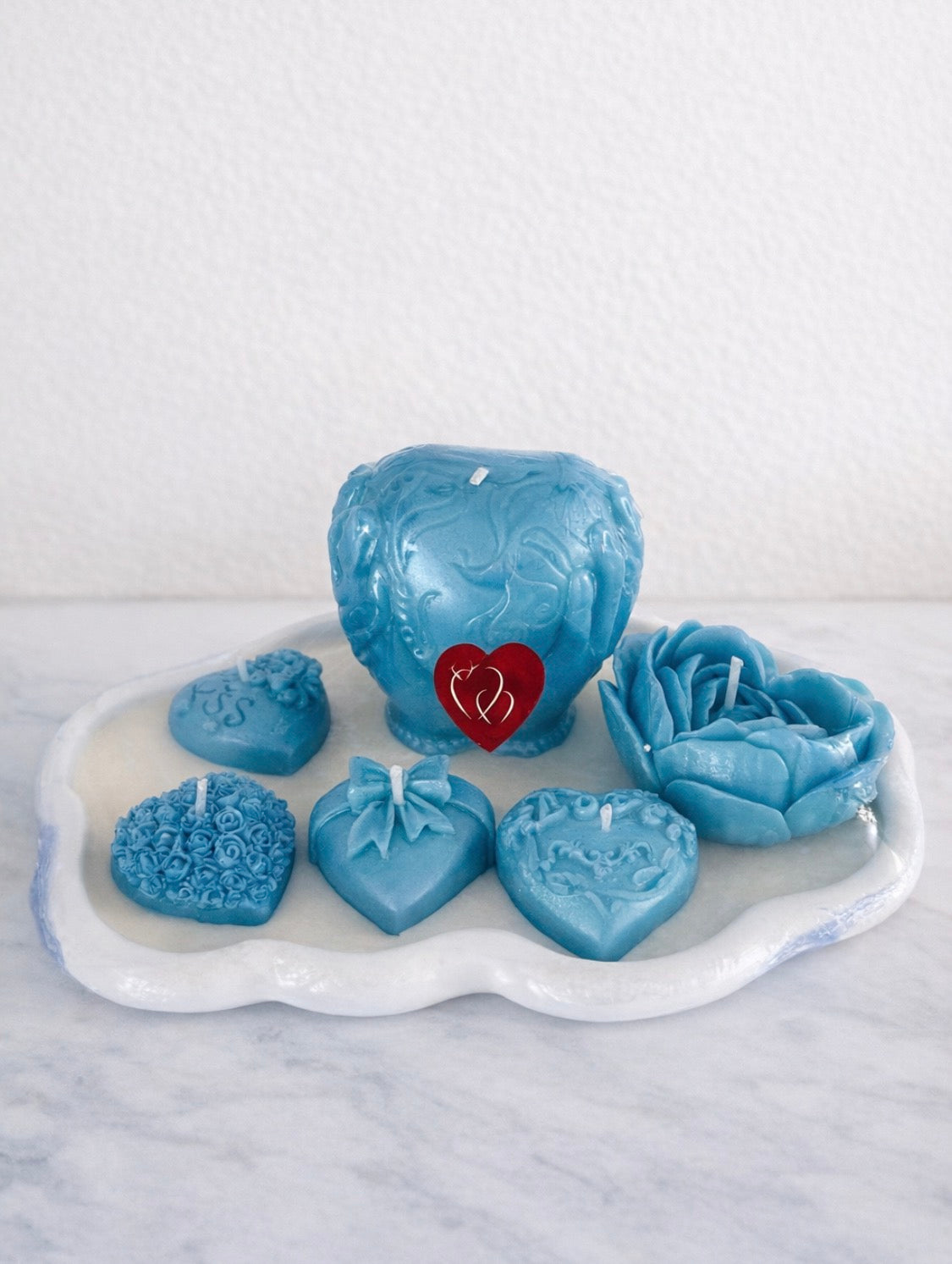 Romantic Harmony - Scented Soy Wax Candles Arrangement
