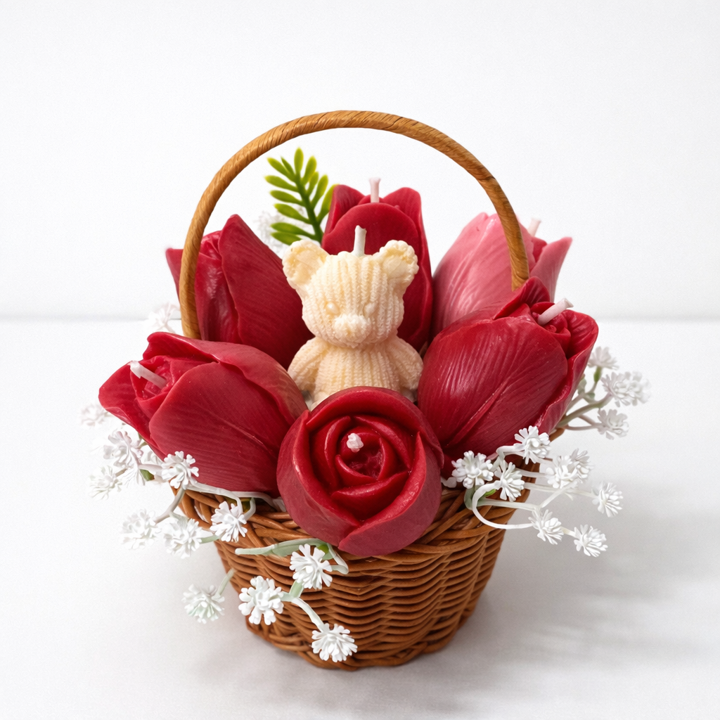 Floral Arrangement for Home Serenity: Sweet Floral Embrace Decor