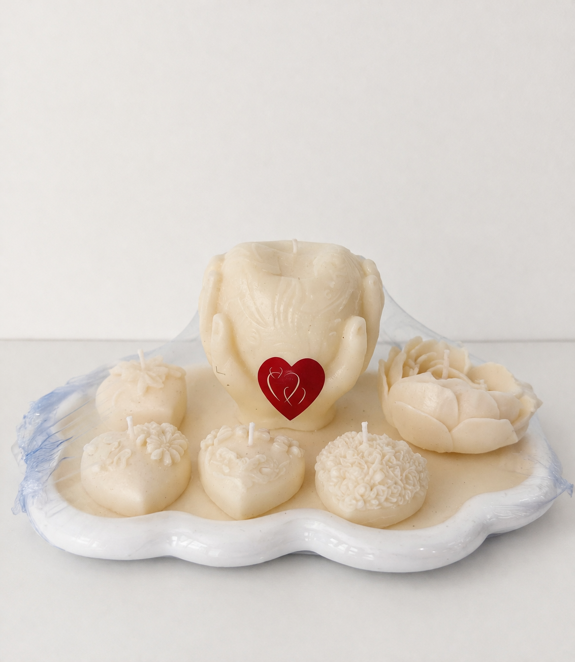 Romantic Harmony - Scented Soy Wax Candles Arrangement