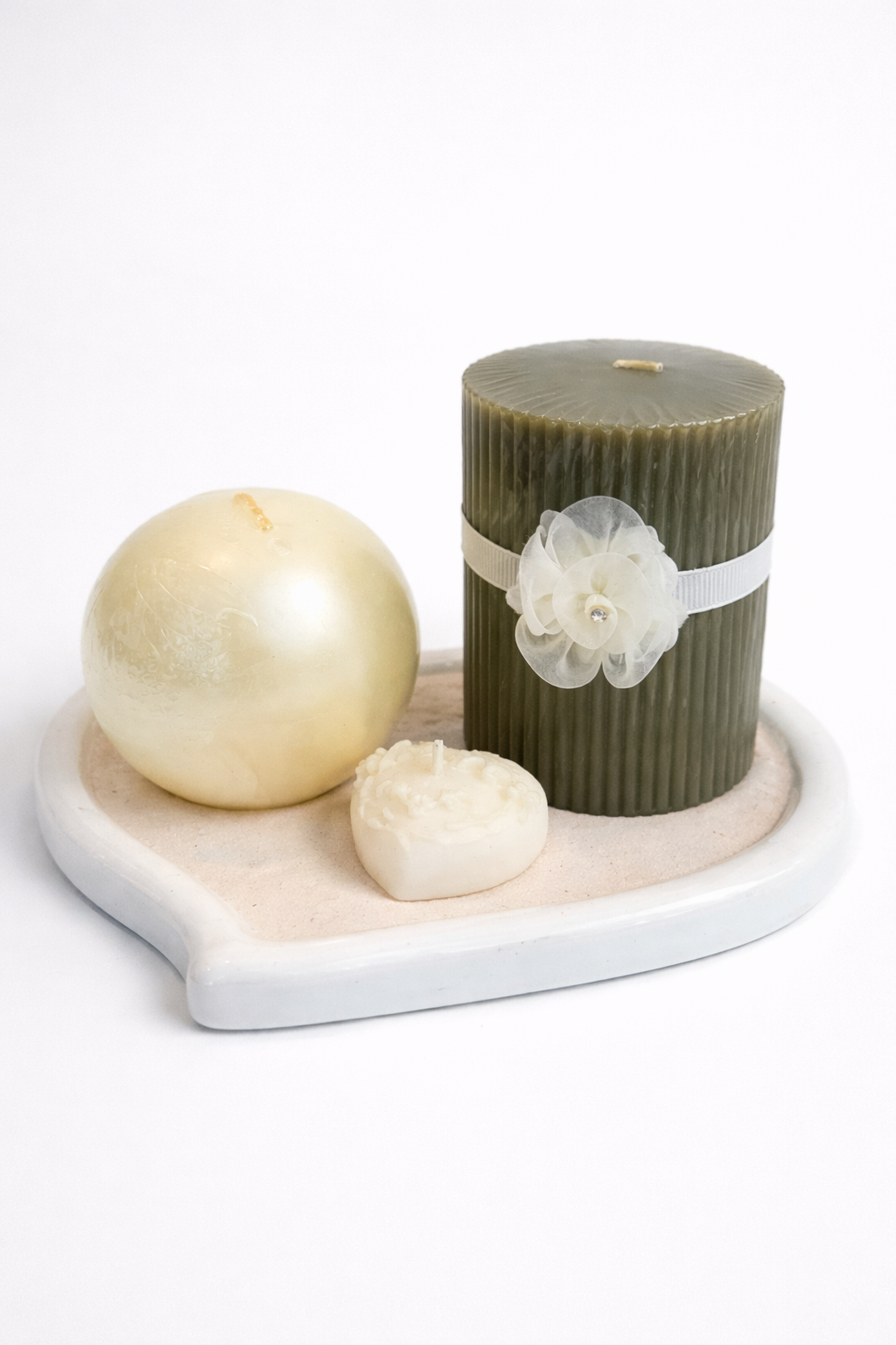Romantic Harmony - Scented Soy Wax Candles Arrangement