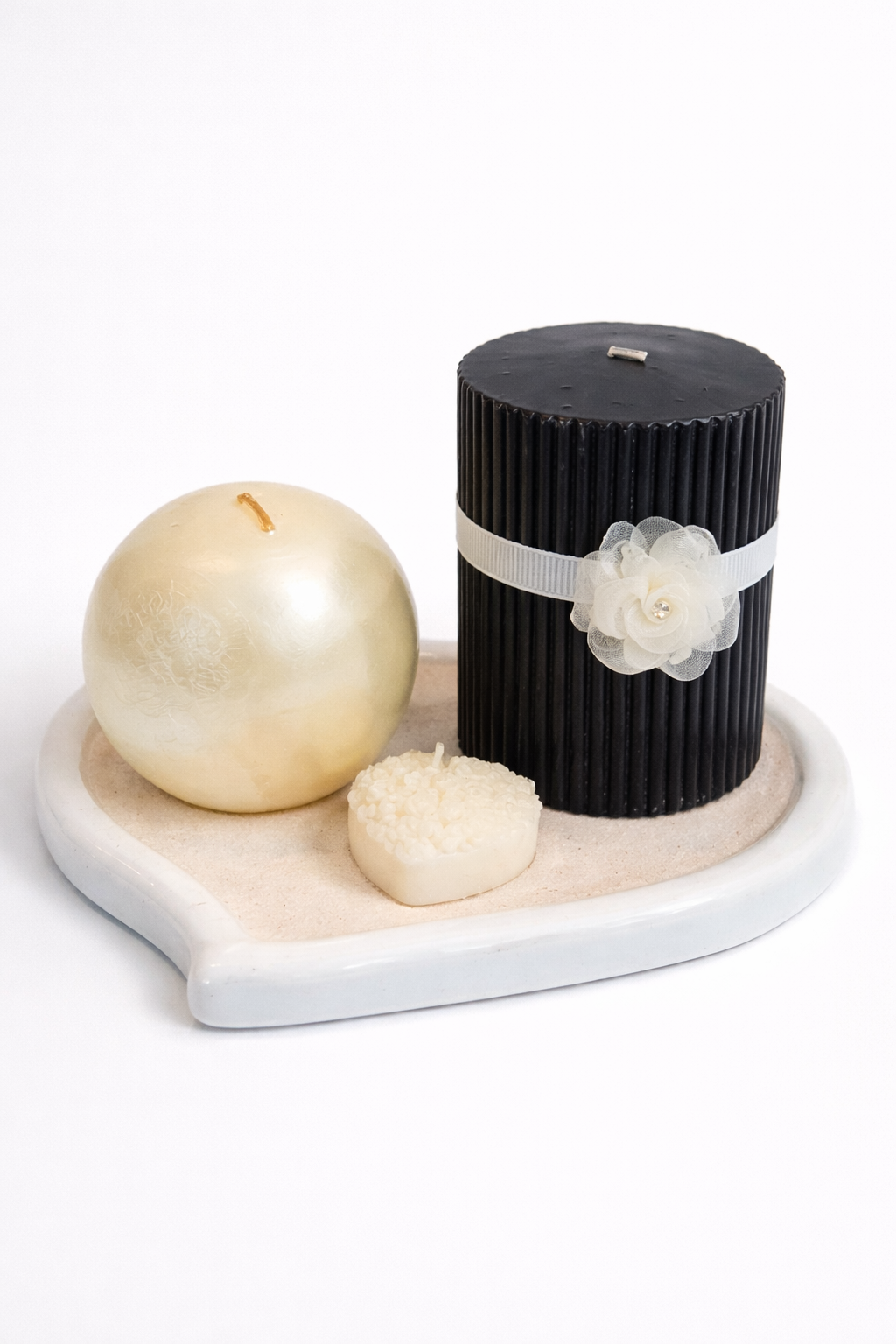 Romantic Harmony - Scented Soy Wax Candles Arrangement