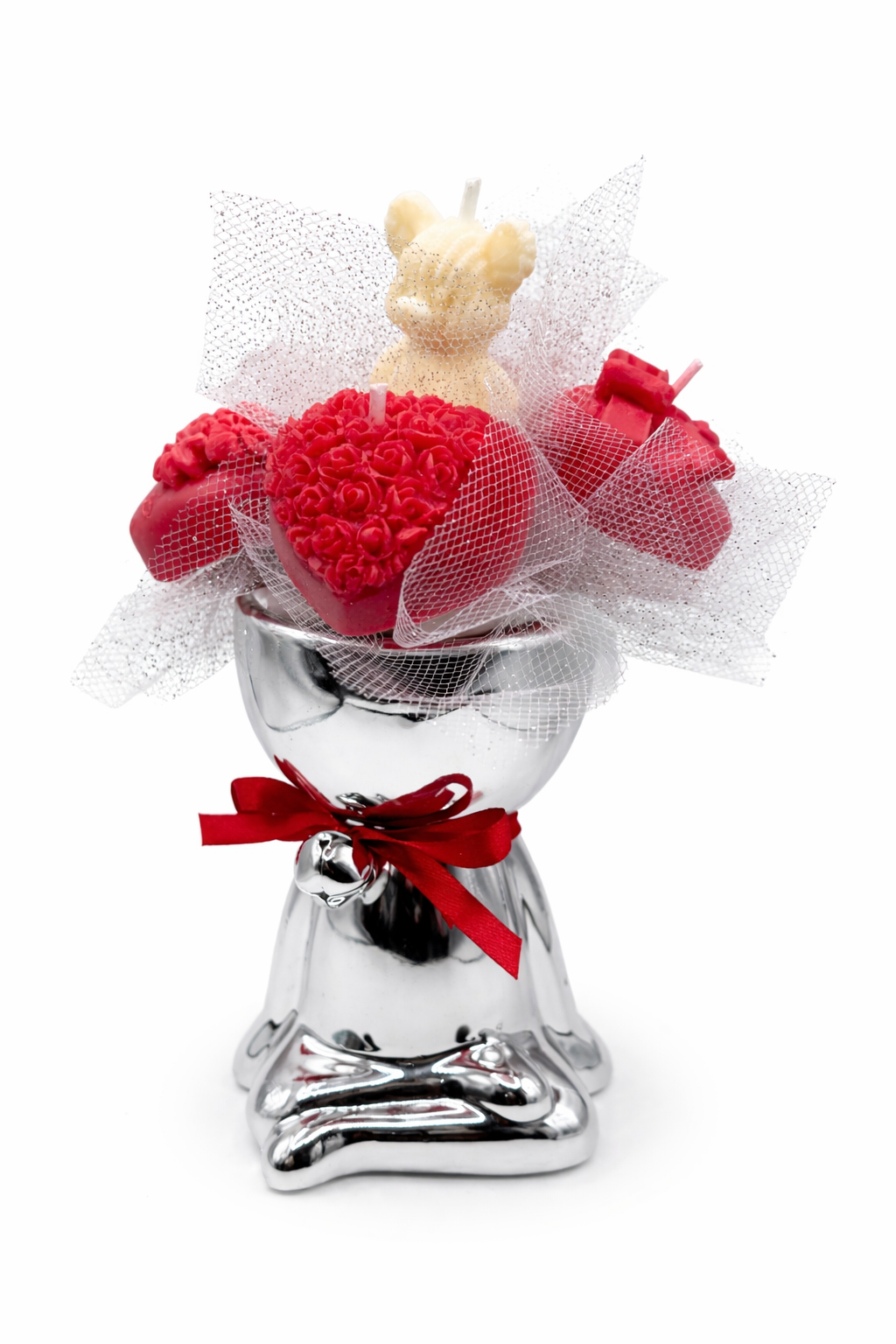 Tiny Person Flower Candle - Magical Floral Display Candle