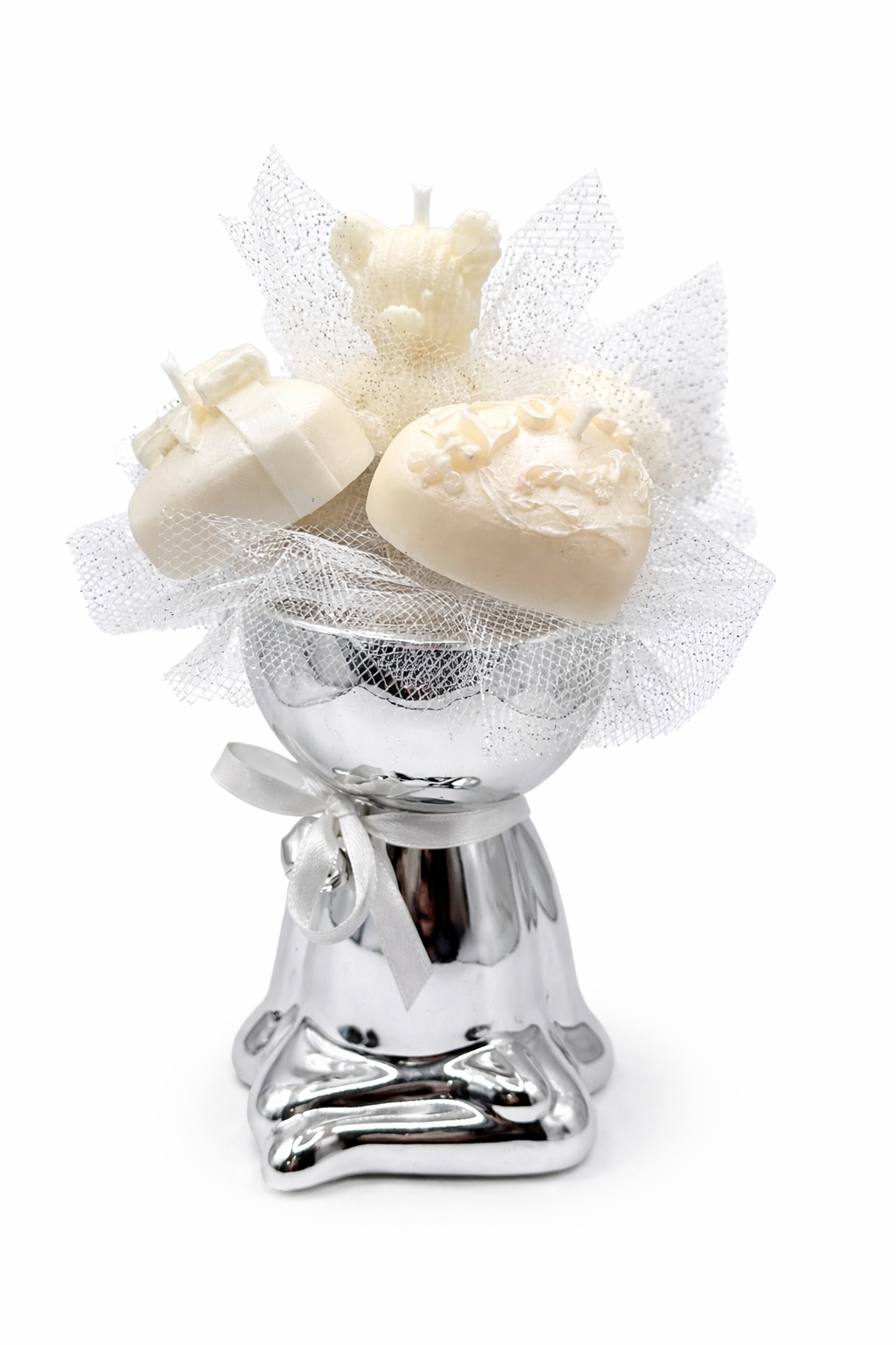 Tiny Person Flower Candle - Magical Floral Display Candle