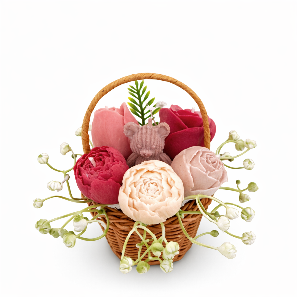 Floral Arrangement for Home Serenity: Sweet Floral Embrace Decor