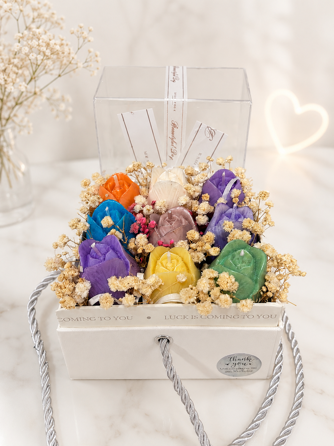 Elegant Candle Gift Box for Home Decor: Ideal for Stunning Home Accents